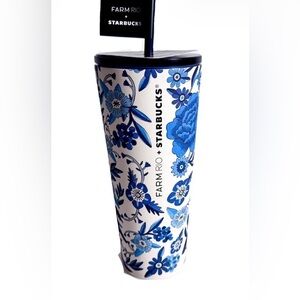 Starbucks 24oz Limited Farm Rio White Stainless Steel Cold Cup